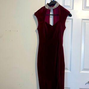 Beautiful formal burgundy dress